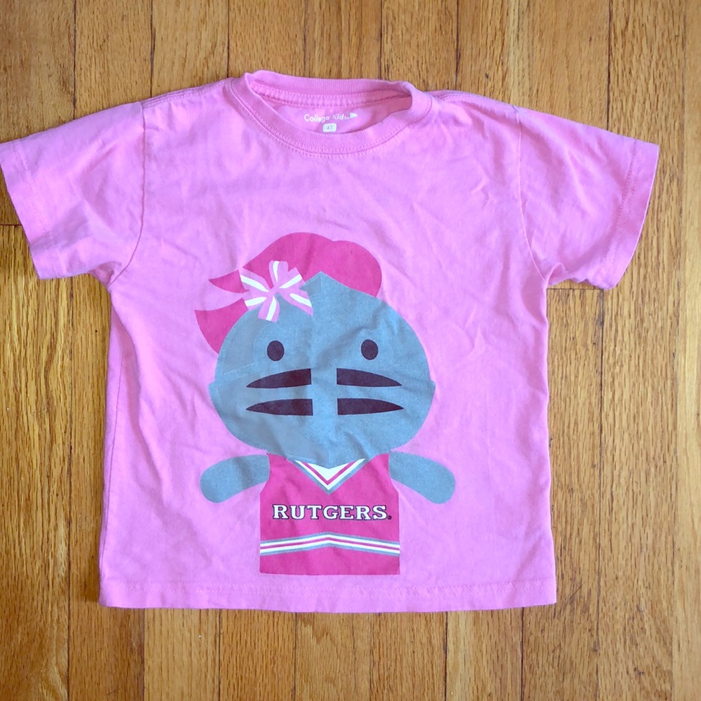 Adorable Pink Rutgers T-shirt - size 4T